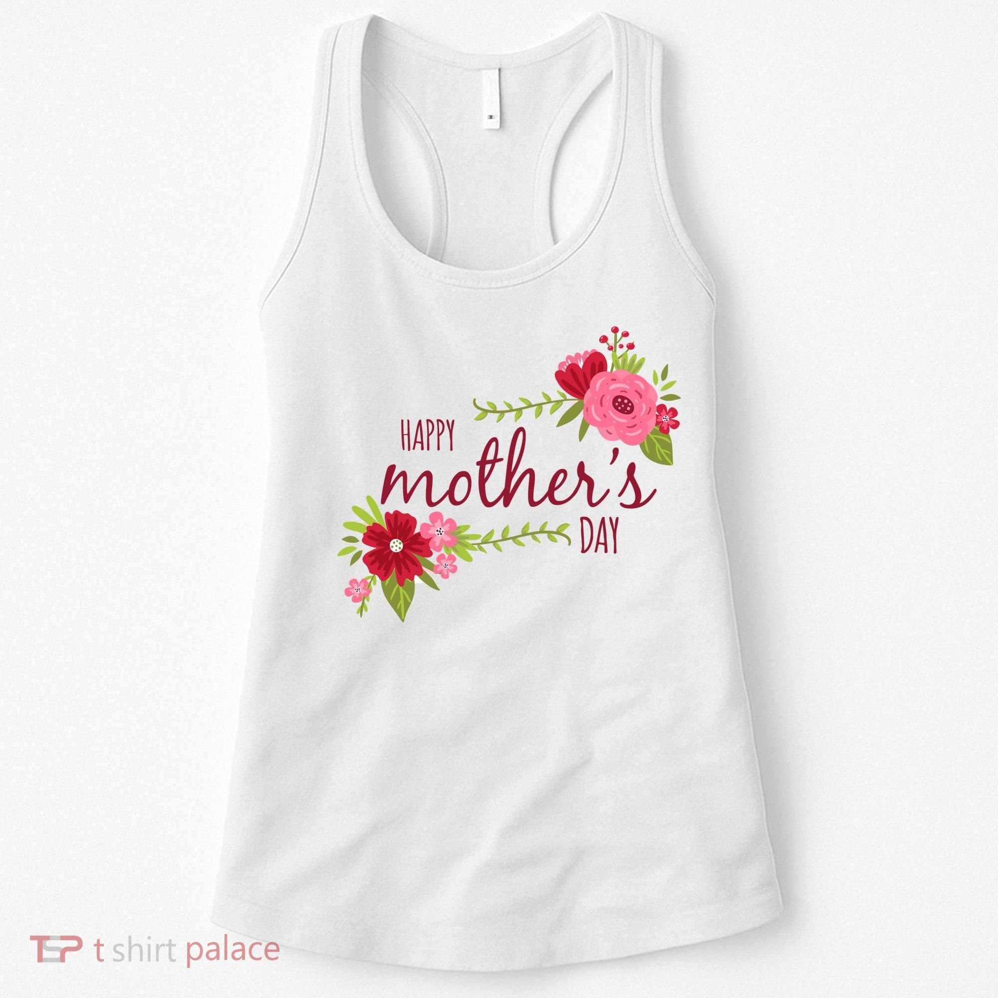 Happy Mother's Day Flower Women's Tank Top