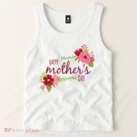 Happy Mother's Day Flower Tank Top thumb 2
