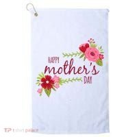 Happy Mother's Day Flower Golf Towel thumb 0
