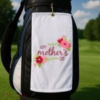 Happy Mother's Day Flower Golf Towel thumb 2