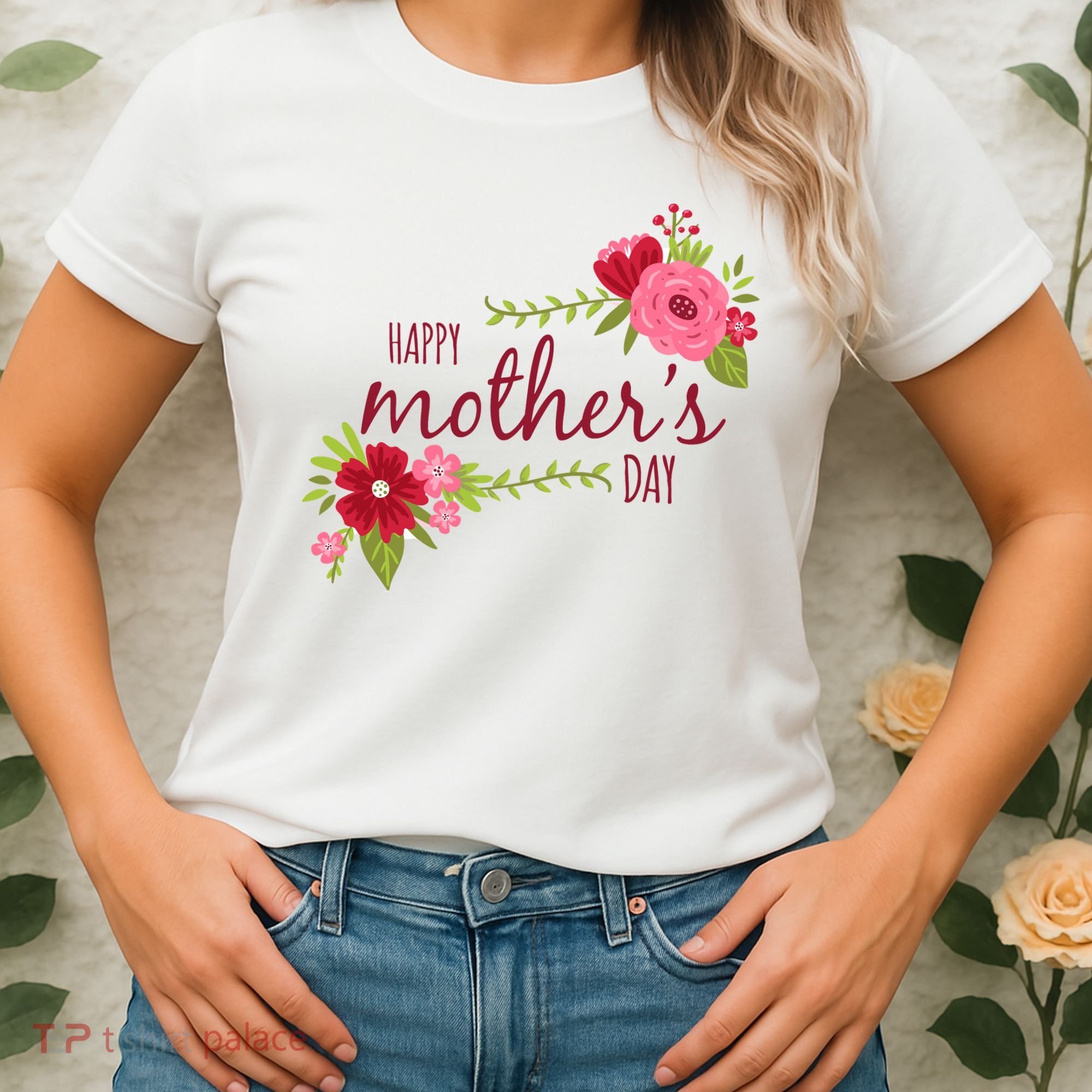 Happy Mother's Day Flower Women's T-Shirt
