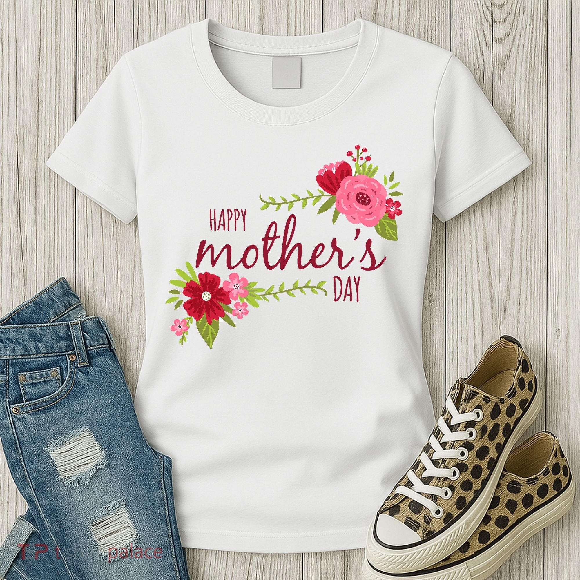 Happy Mother's Day Flower Women's T-Shirt