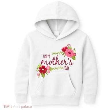 Happy Mother's Day Flower Kids Hoodie
