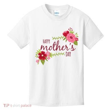 Happy Mother's Day Flower Kids T-Shirt