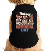 Happy Memorial Day Doggie Tank thumb 0
