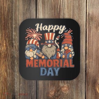 Happy Memorial Day Coaster