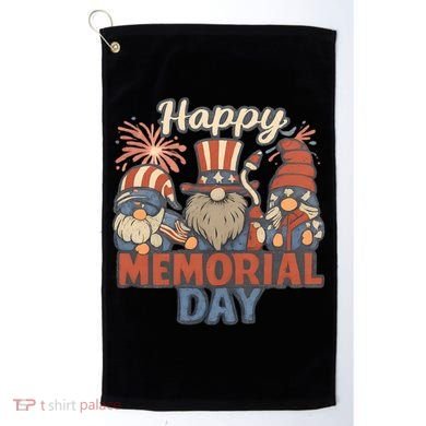 Happy Memorial Day Golf Towel
