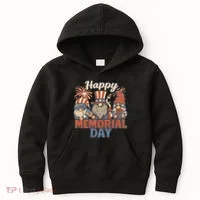 Happy Memorial Day Kids Hoodie thumb 0