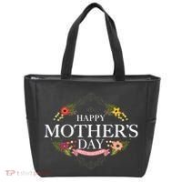Happy Mother's Day Best Mom Ever Floral Tote Bag thumb 0