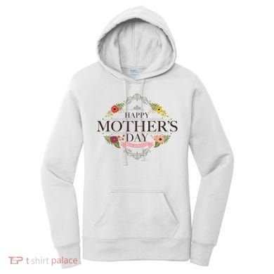 Happy Mother's Day Best Mom Ever Floral Women's Hoodie
