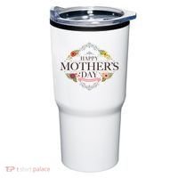 Happy Mother's Day Best Mom Ever Floral Tumbler thumb 0