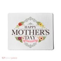 Happy Mother's Day Best Mom Ever Floral Mousepad thumb 0