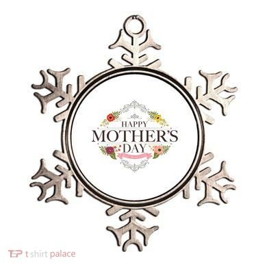 Happy Mother's Day Best Mom Ever Floral Ornament