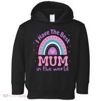 Happy Mothers Day For And Baby Funny Mom Mum Toddler Hoodie thumb 0