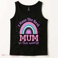 Happy Mothers Day For And Baby Funny Mom Mum Tank Top thumb 2