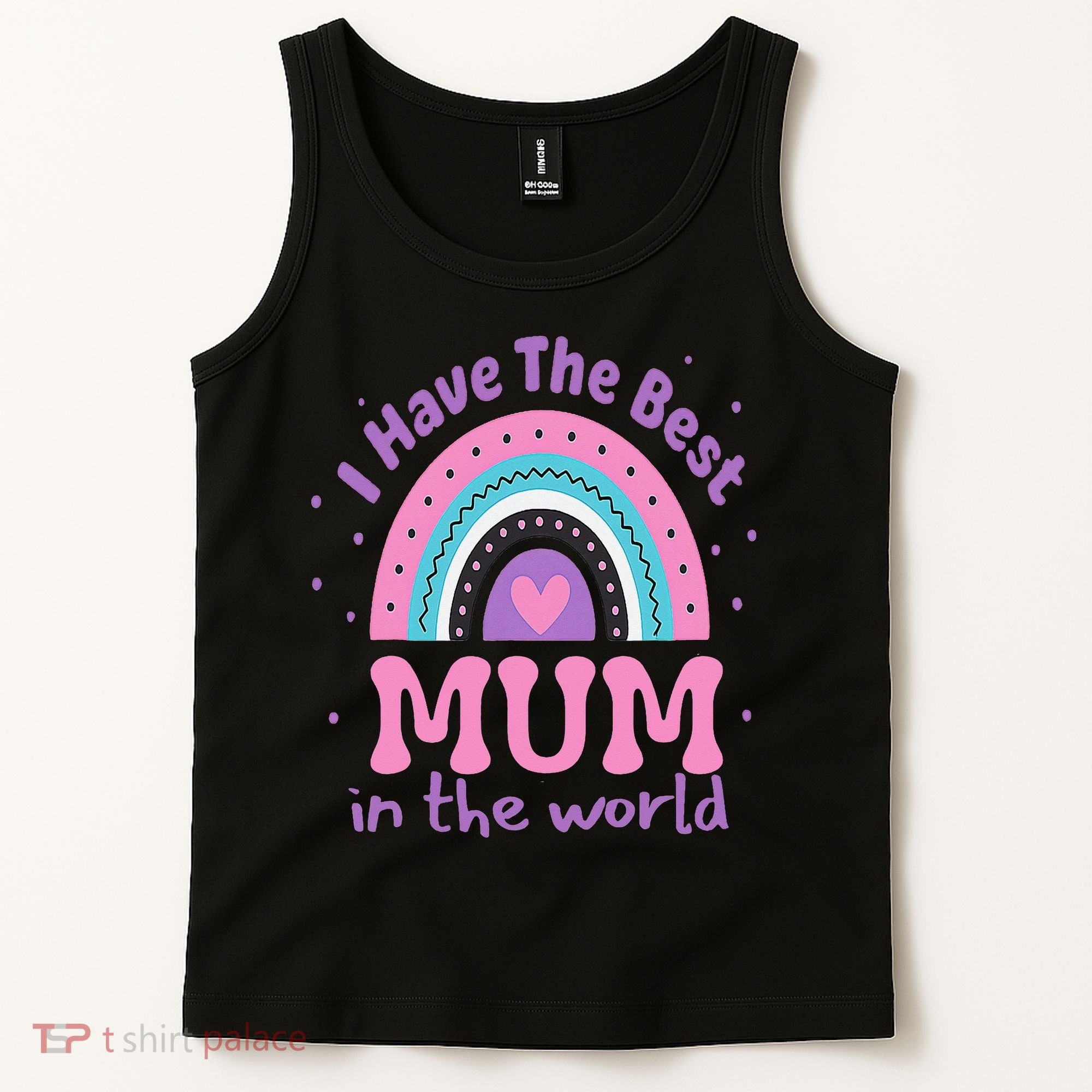 Happy Mothers Day For And Baby Funny Mom Mum Tank Top