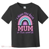 Happy Mothers Day For And Baby Funny Mom Mum Toddler T-Shirt thumb 0