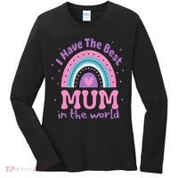 Happy Mothers Day For And Baby Funny Mom Mum Women's Long Sleeve Shirt thumb 0
