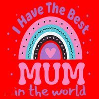 Happy Mothers Day For And Baby Funny Mom Mum Santa Hat thumb 1