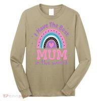 Happy Mothers Day For And Baby Funny Mom Mum Long Sleeve Shirt thumb 0