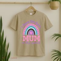 Happy Mothers Day For And Baby Funny Mom Mum T-Shirt thumb 2