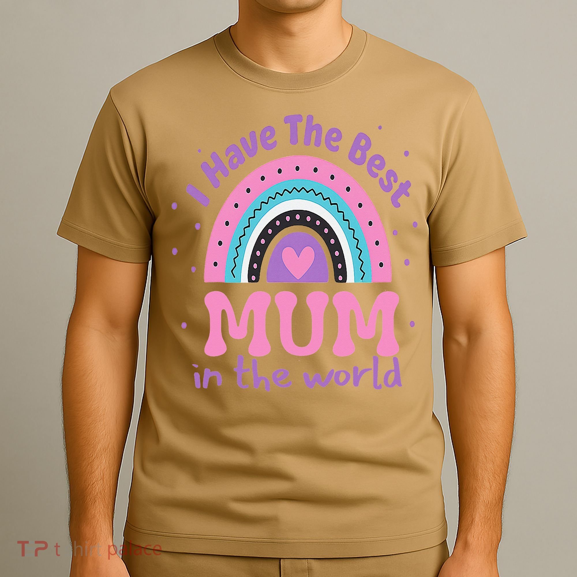 Happy Mothers Day For And Baby Funny Mom Mum T-Shirt