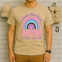 Happy Mothers Day For And Baby Funny Mom Mum T-Shirt thumb 6
