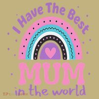Happy Mothers Day For And Baby Funny Mom Mum T-Shirt thumb 7