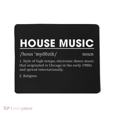 House Music Definition Electronic Dance Music Mousepad