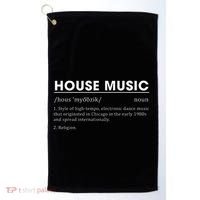 House Music Definition Electronic Dance Music Golf Towel thumb 0