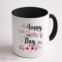 Happy Mother's Day Floral Cute Gift For Mom Coffee Mug thumb 1