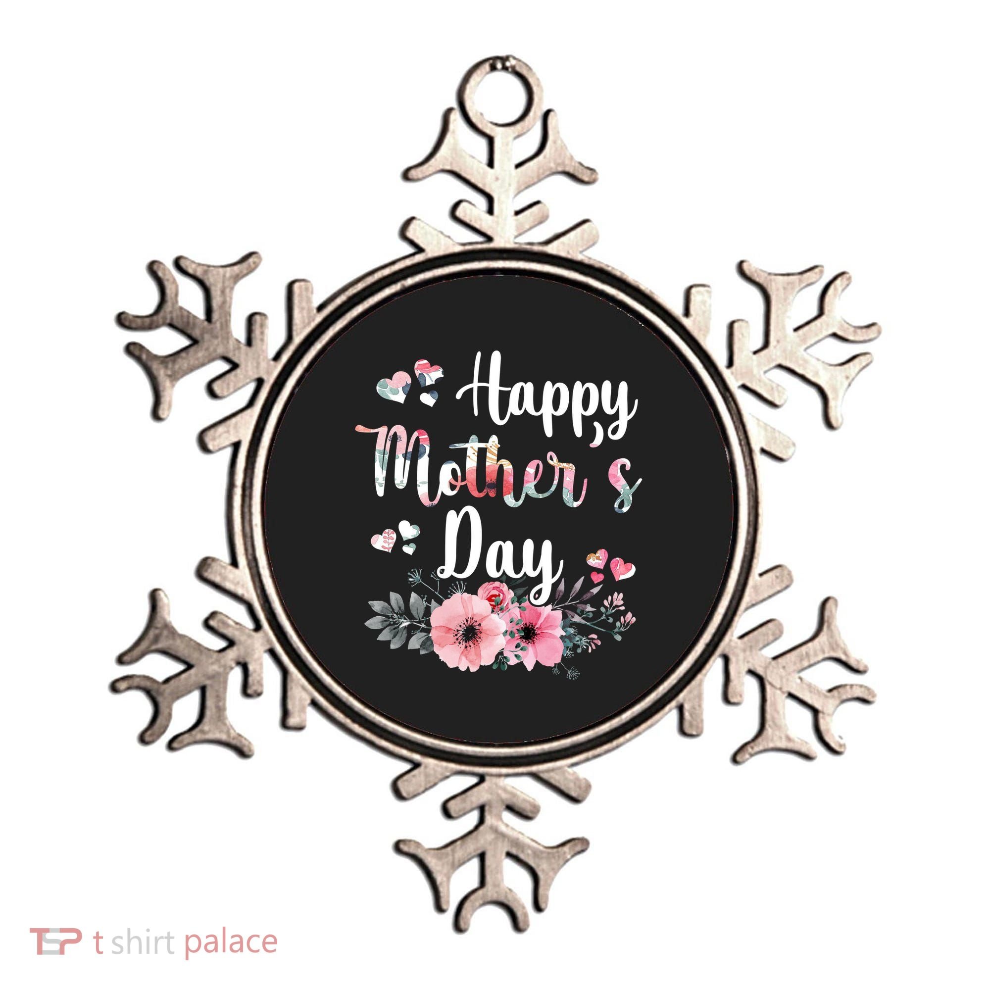 Happy Mother's Day Floral Cute Gift For Mom Ornament