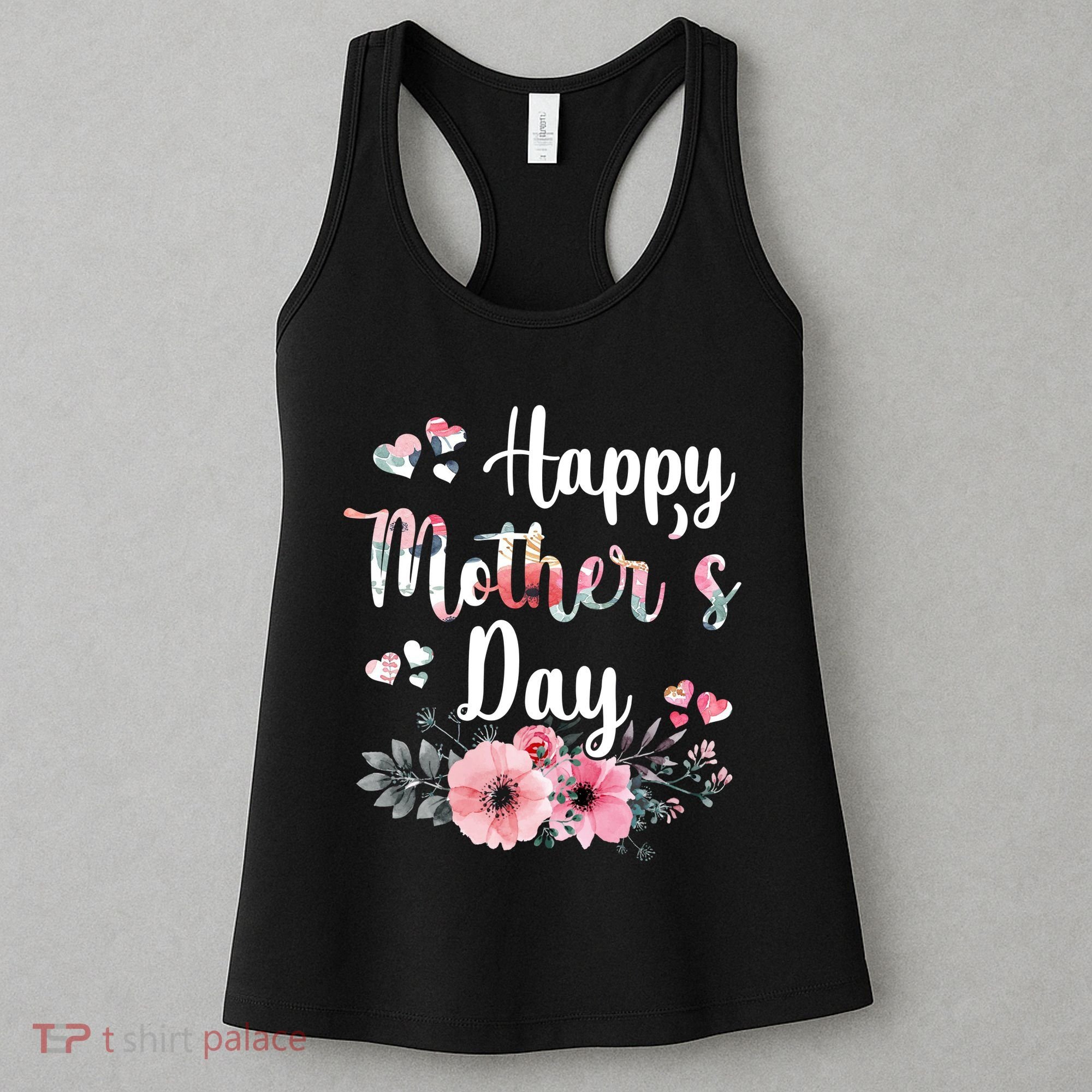 Happy Mother's Day Floral Cute Gift For Mom Women's Tank Top
