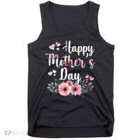 Happy Mother's Day Floral Cute Gift For Mom Tank Top thumb 0