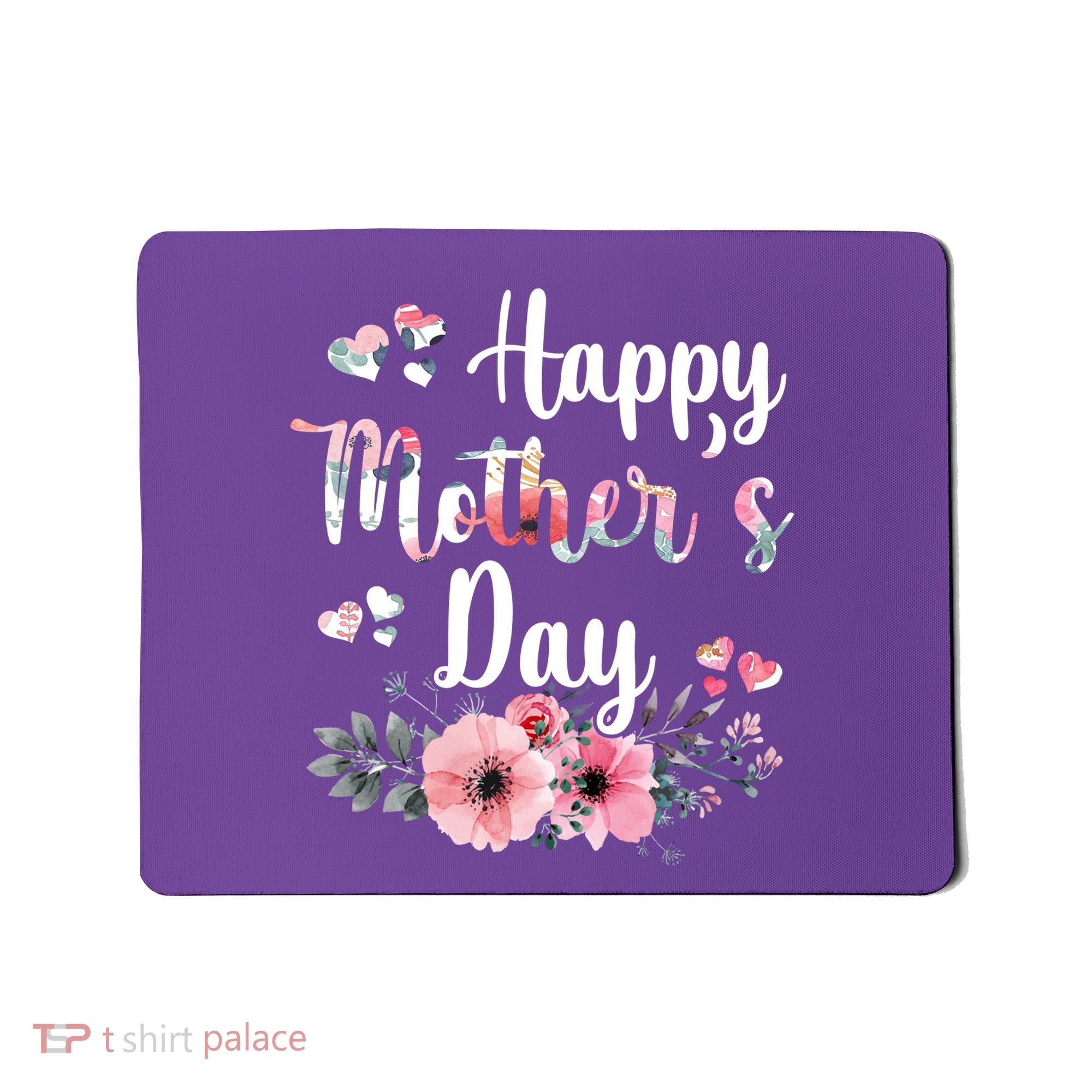 Happy Mother's Day Floral Cute Gift For Mom Mousepad