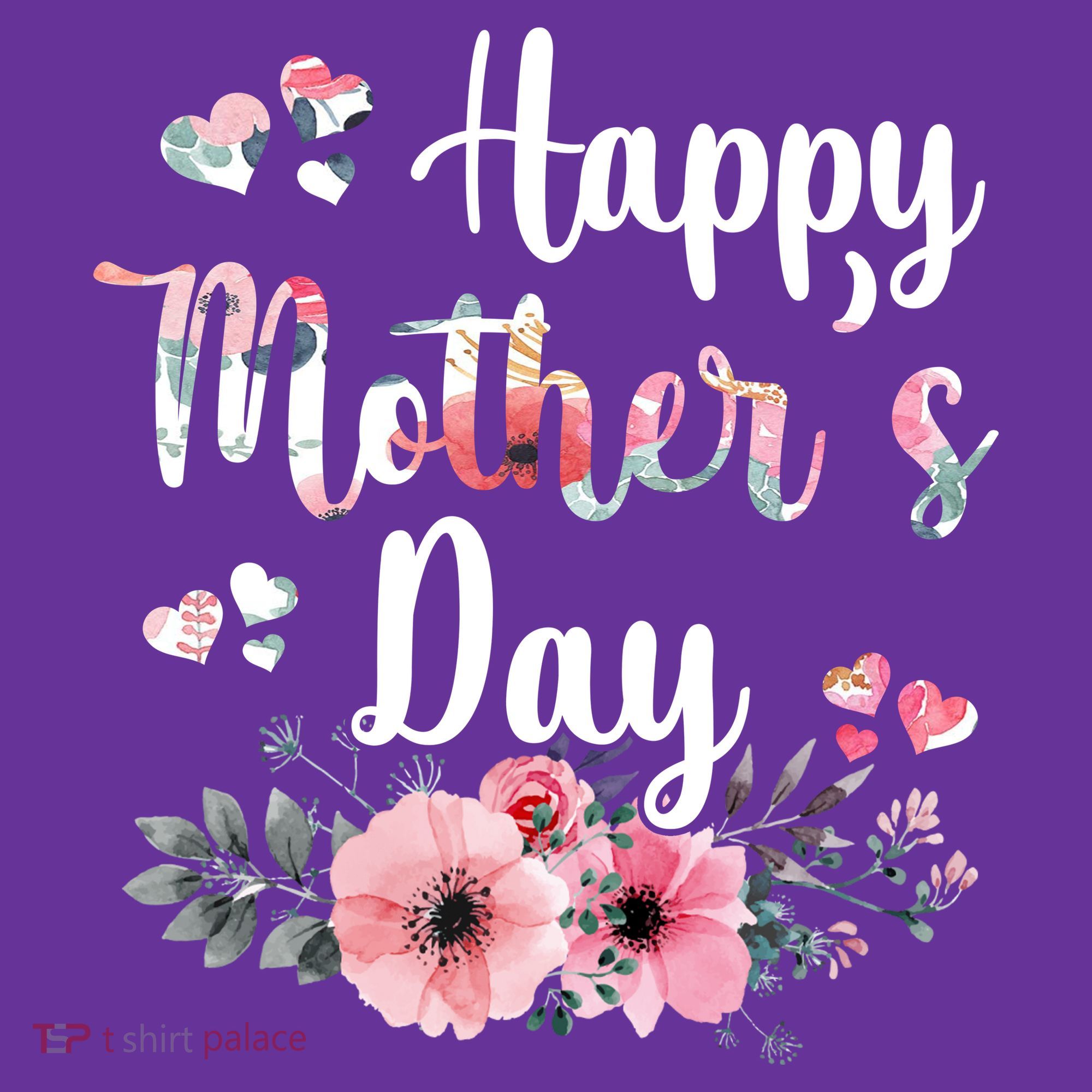 Happy Mother's Day Floral Cute Gift For Mom Mousepad