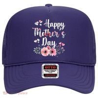 Happy Mother's Day Floral Cute Gift For Mom Hat thumb 0