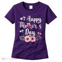 Happy Mother's Day Floral Cute Gift For Mom Women's T-Shirt thumb 0