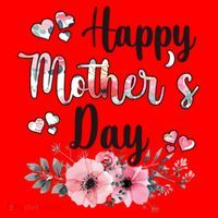 Happy Mother's Day Floral Cute Gift For Mom Santa Hat thumb 1