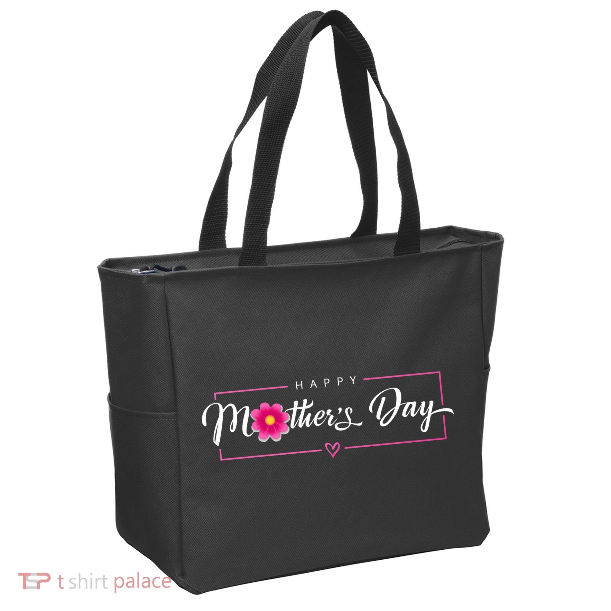 Happy Mothers Day Flower Gift Tote Bag