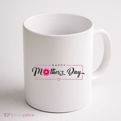 Happy Mothers Day Flower Gift Coffee Mug back