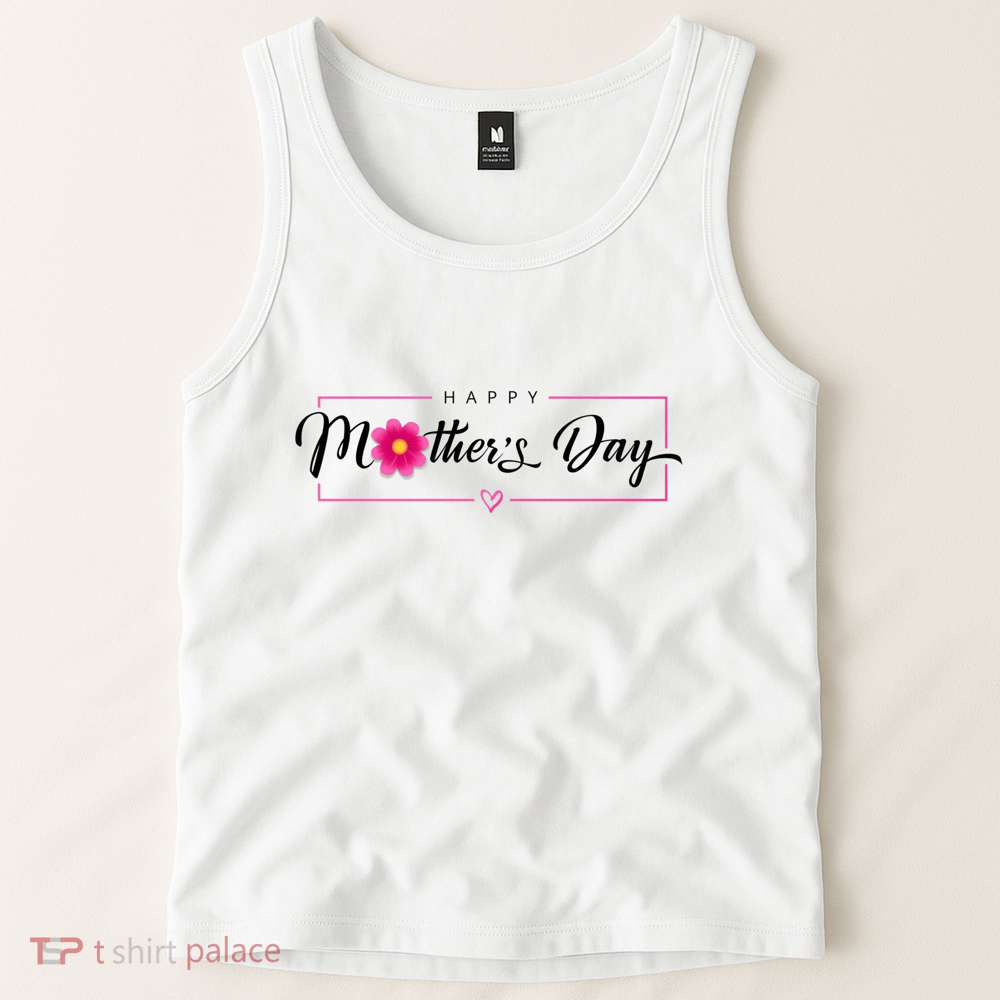Happy Mothers Day Flower Gift Tank Top