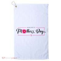 Happy Mothers Day Flower Gift Golf Towel thumb 0
