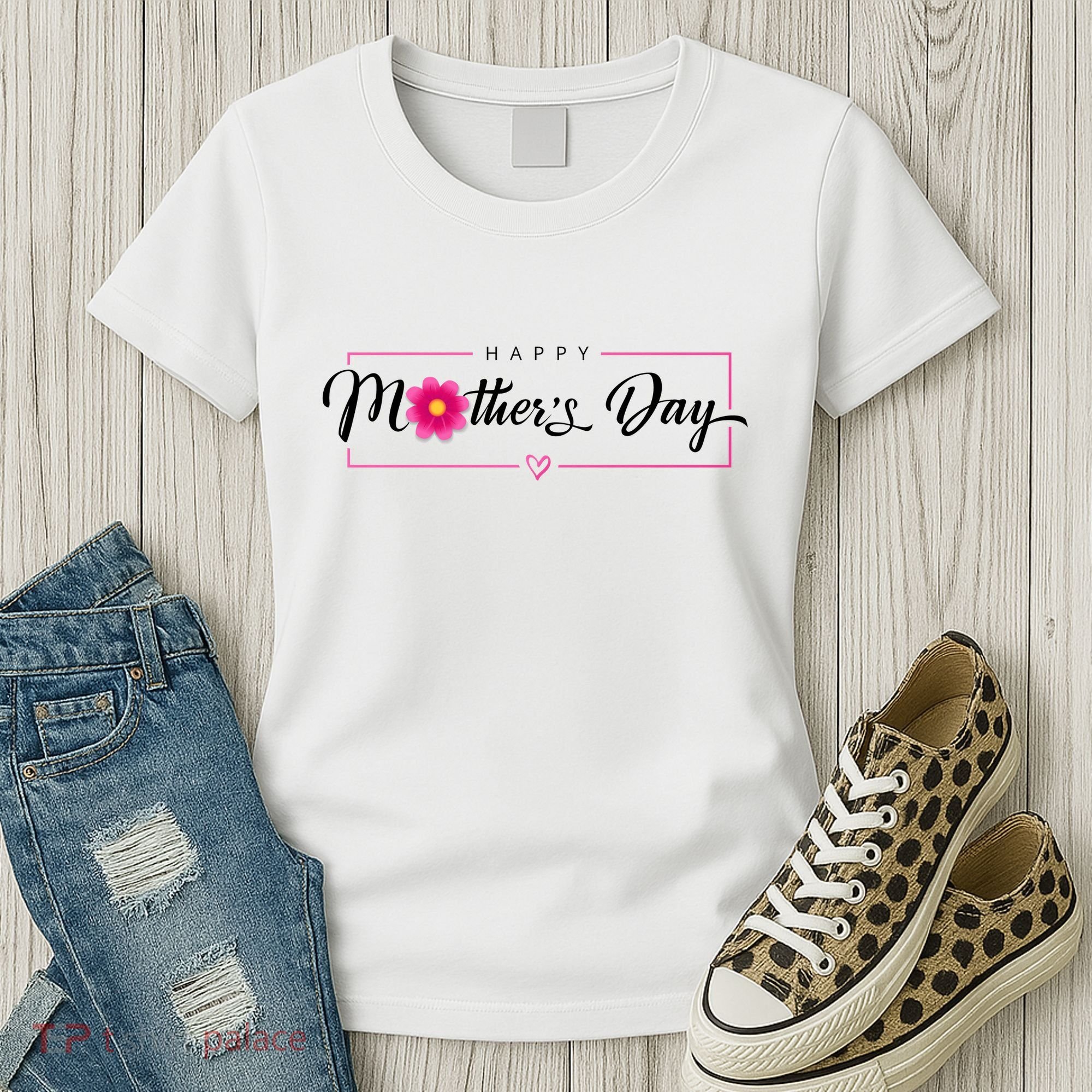 Happy Mothers Day Flower Gift Women's T-Shirt