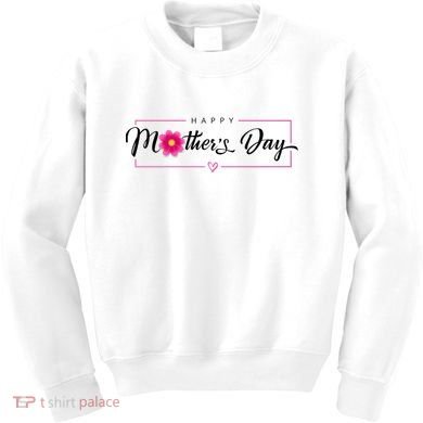 Happy Mothers Day Flower Gift Kids Sweatshirt