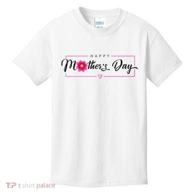 Happy Mothers Day Flower Gift Kids T-Shirt