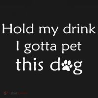 Hold My Drink I Gotta Pet This Dog Women's Tank Top thumb 5