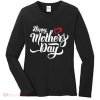Happy Mother's Day Heart Gift Women's Long Sleeve Shirt thumb 0