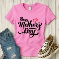 Happy Mother's Day Heart Gift Women's T-Shirt thumb 3
