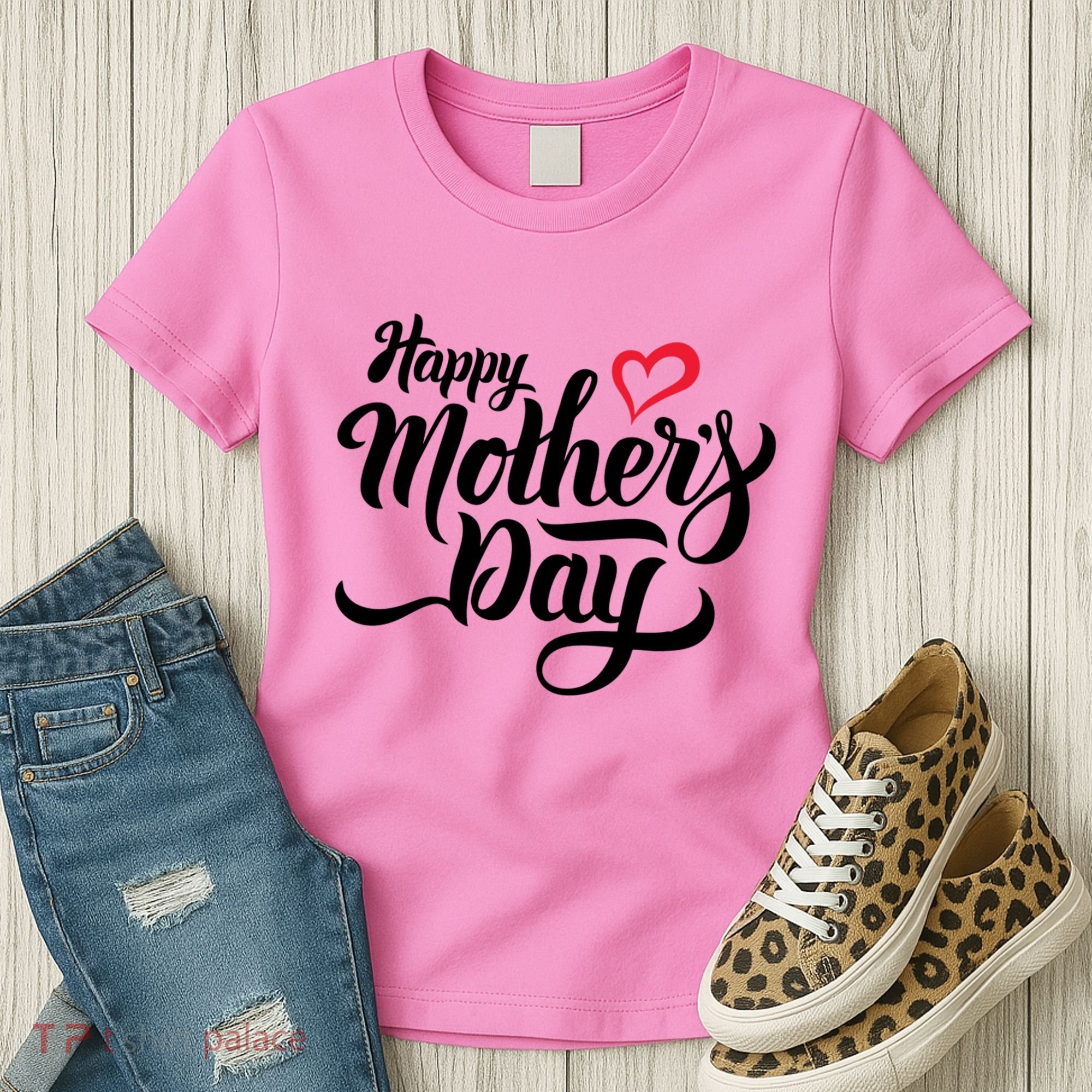 Happy Mother's Day Heart Gift Women's T-Shirt